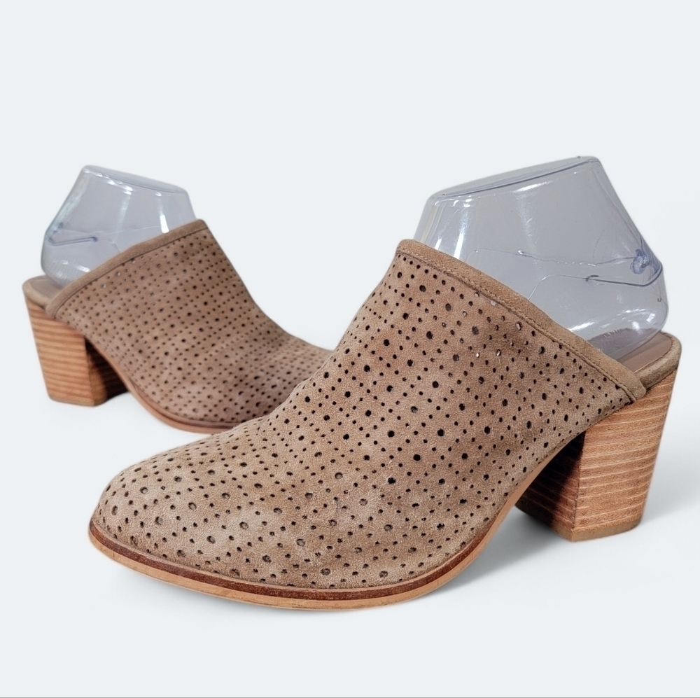Rebels Western Heeled Booties Mules Slip on Size 8